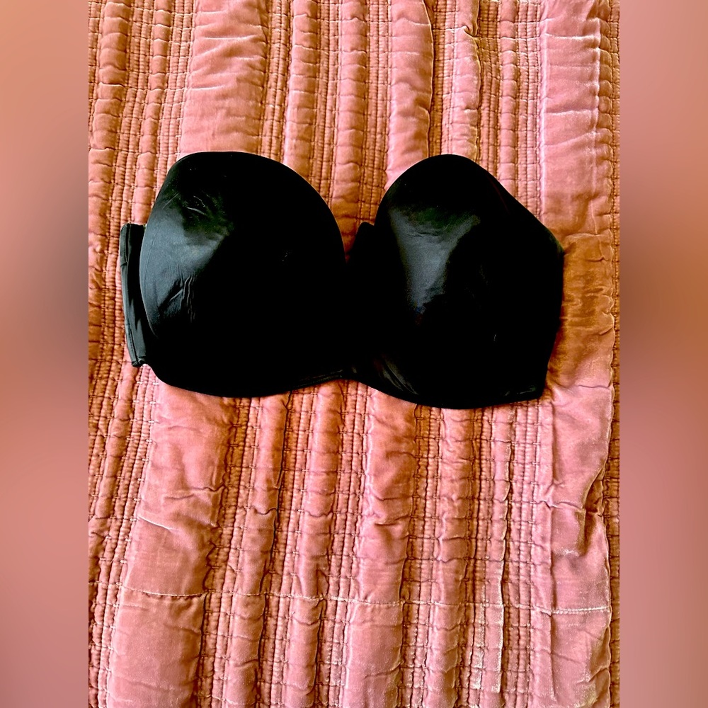 Lane Bryant cacique 40H black strapless bra